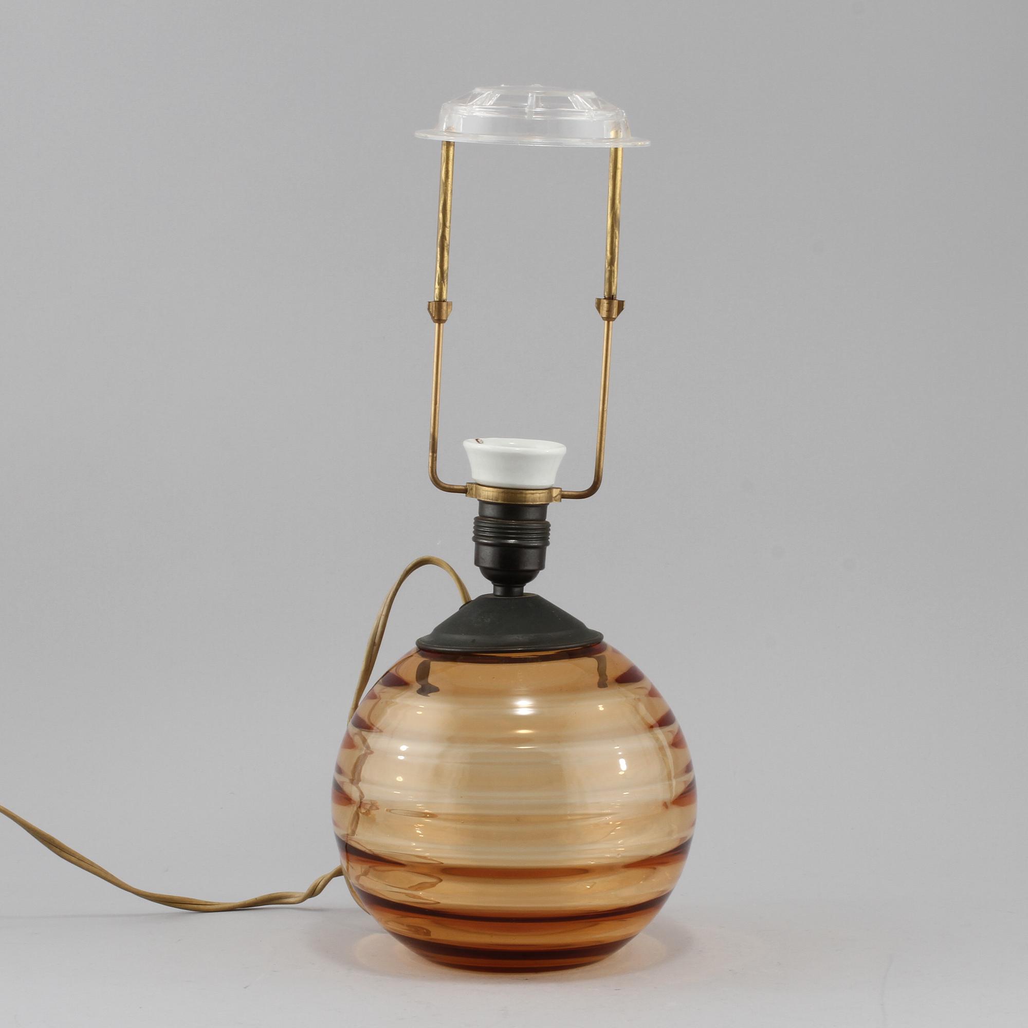 BORDSLAMPA, art déco, 1900-talets första hälft.
