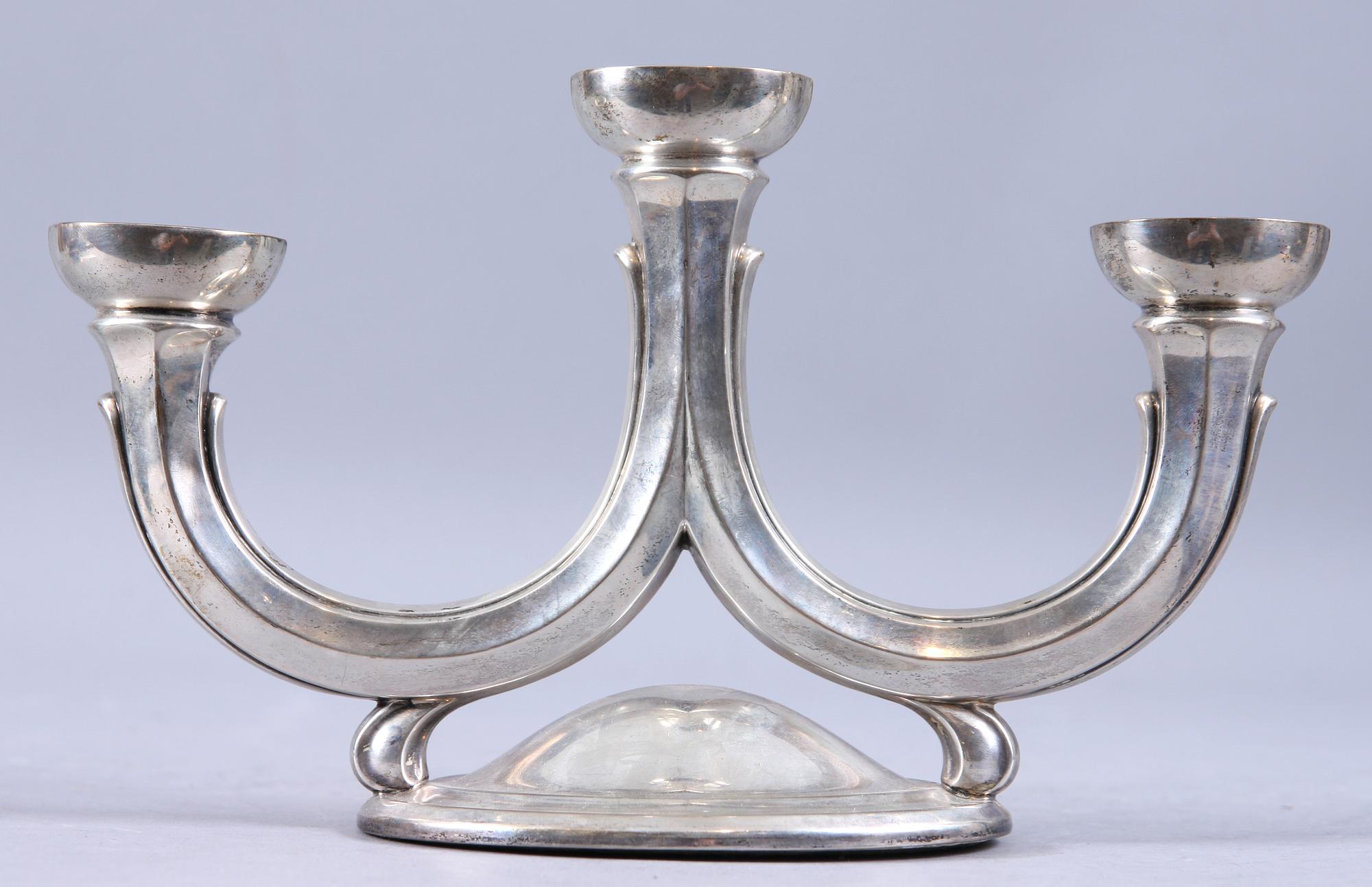 KANDELABER, silver, Tyskland, 1900-talets första hälft.