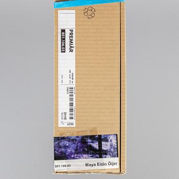 MAYA EIZIN ÖIJER, "Premiär", screen print on canvas, from IKEA Art Event-series, September 2006. Not opened packaging.