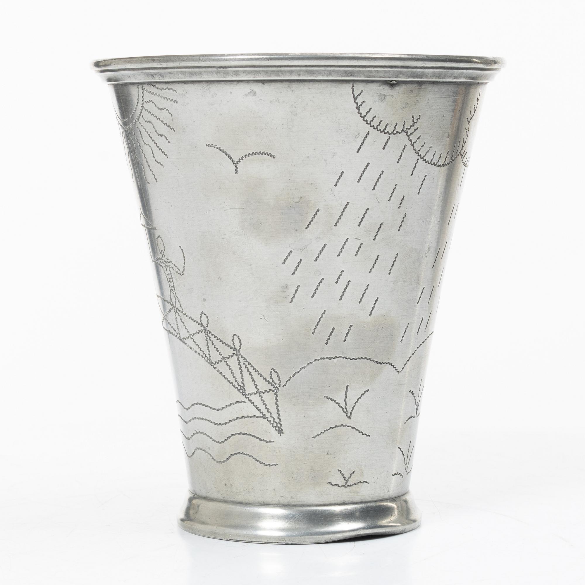 Firma Svenskt Tenn, a vase, Stockholm, 1924.