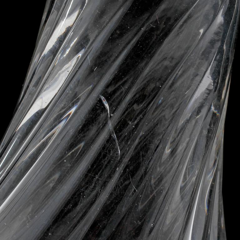 KARAFFER, 3 st, glas, 1800-tal.