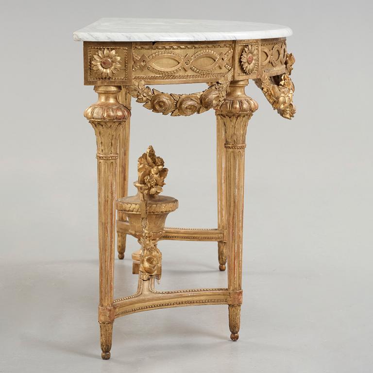 KONSOLBORD, gustavianskt stockholmsarbete, 1780-tal.
