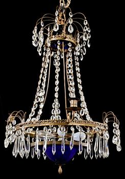LJUSKRONA, sengustaviansk stil, höjd 55 cm, 1900-tal.