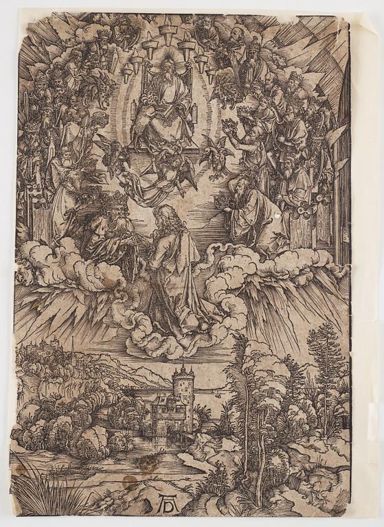Albrecht Dürer, "Saint John before God and the Elders ", likely 16th century.