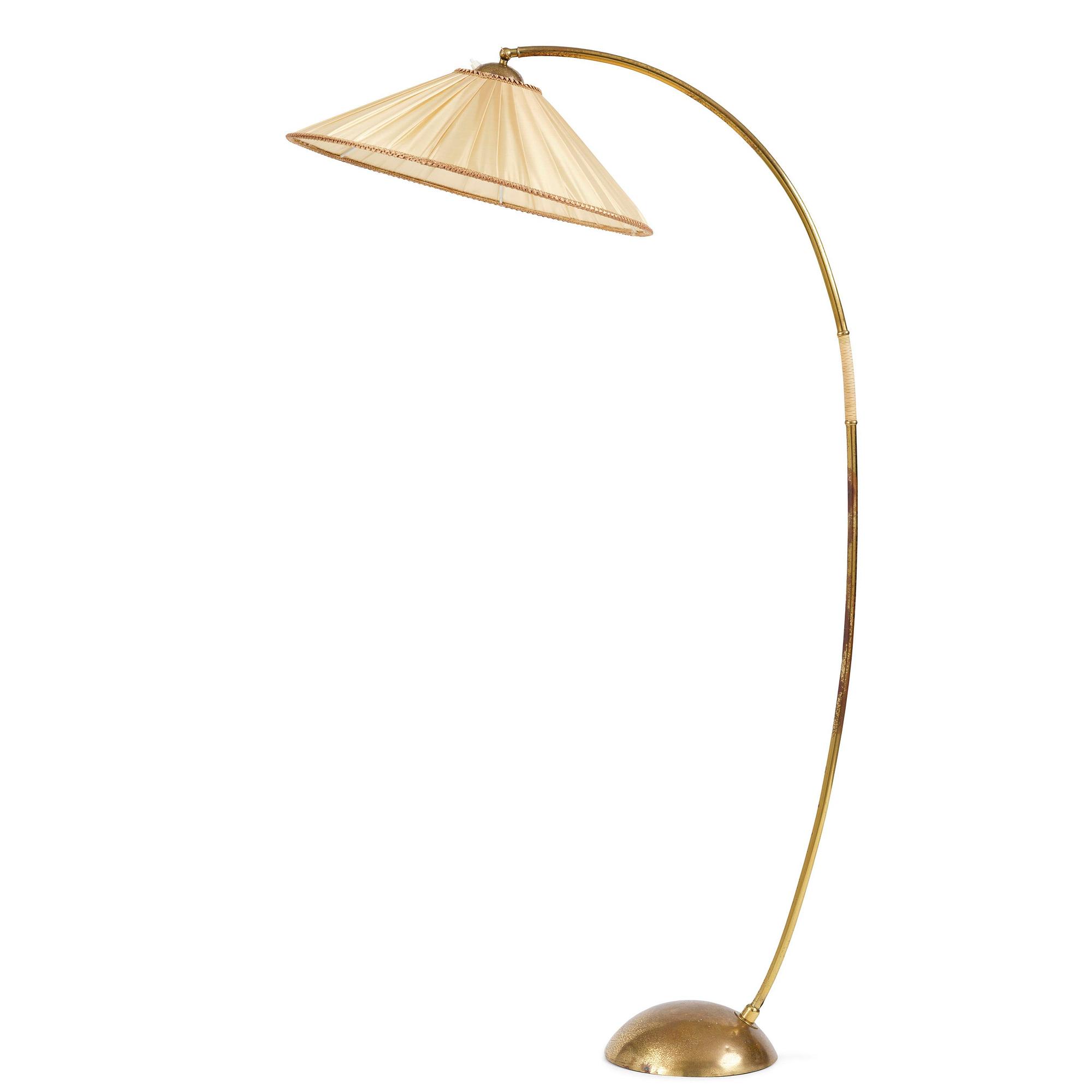 Bröderna Malmströms Metallvarufabrik, a floor lamp model "2673", Malmö, 1940s.
