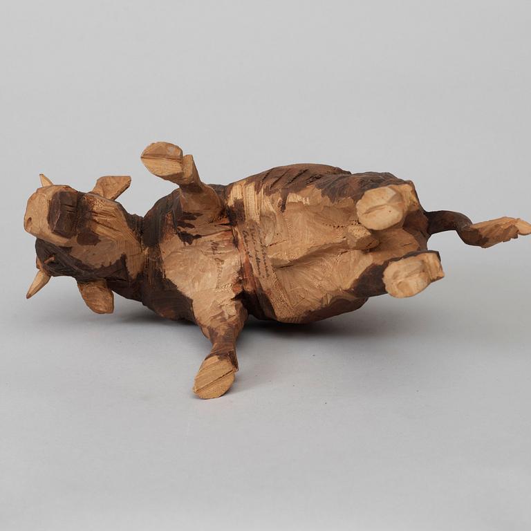 Axel Petersson Döderhultarn, "Lantlig idyll - kobröllop" (2).