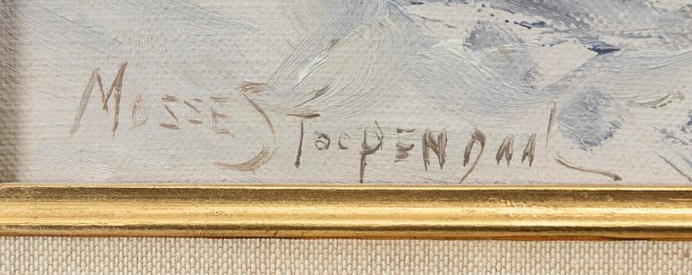 Mosse Stoopendaal, Hare i vinterlandskap.