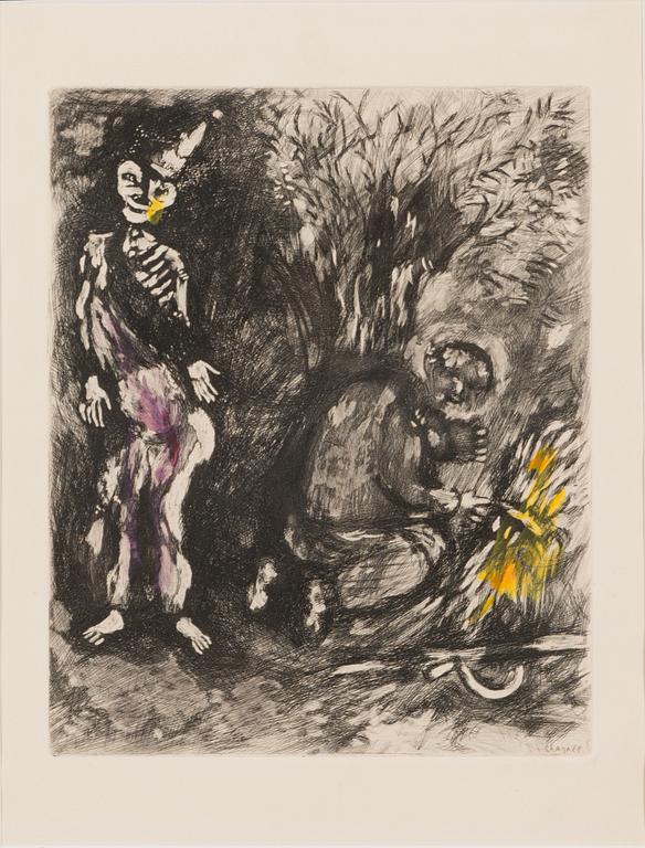 Marc Chagall, etsning, plåtsignerad.