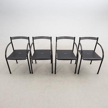 Philippe Starck, chairs, 4 pcs, "Fransesca Spanish", Baleri, Italy.