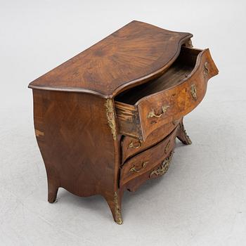 A Rococo chest of drawers, Sweden, second half of the 20th Century.