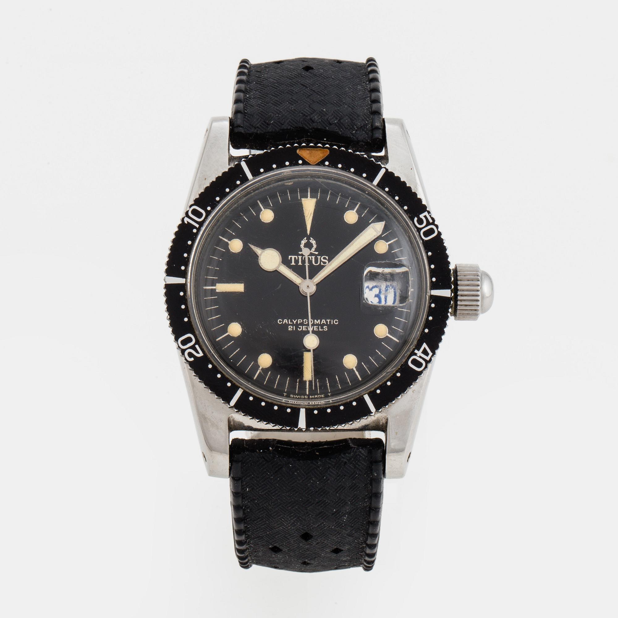 TITUS, Calypsomatic, armbandsur, 37 mm,