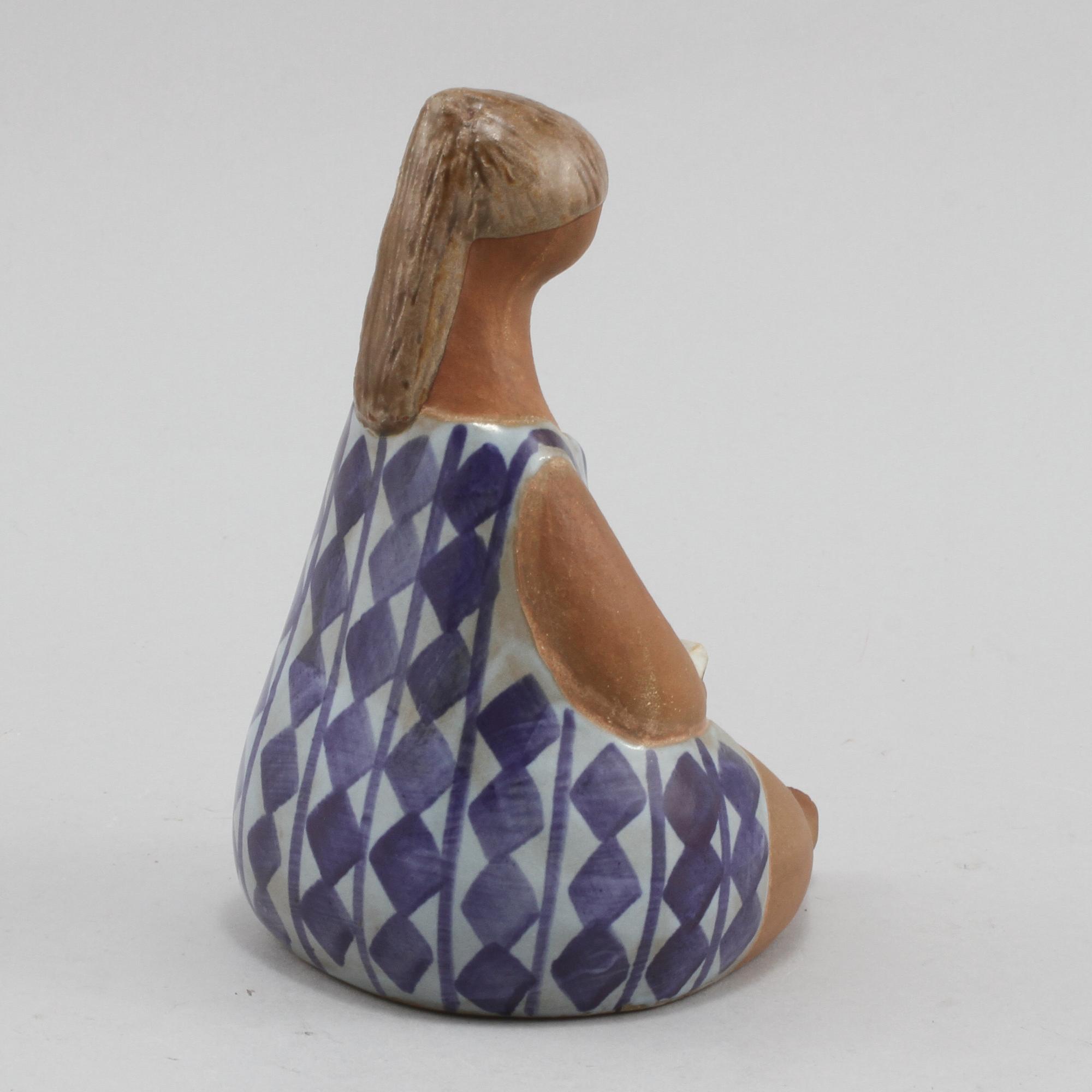 FIGURIN, stengods, Lisa Larson, Gustavsberg, 1900-talets andra hälft.