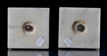 LJUSSTAKAR, ett par. Sengustavianska, 1800-tal.