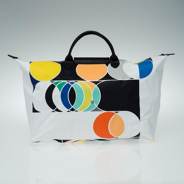 VÄSKA, "Le Pliage", Sarah Morris för Longchamp.