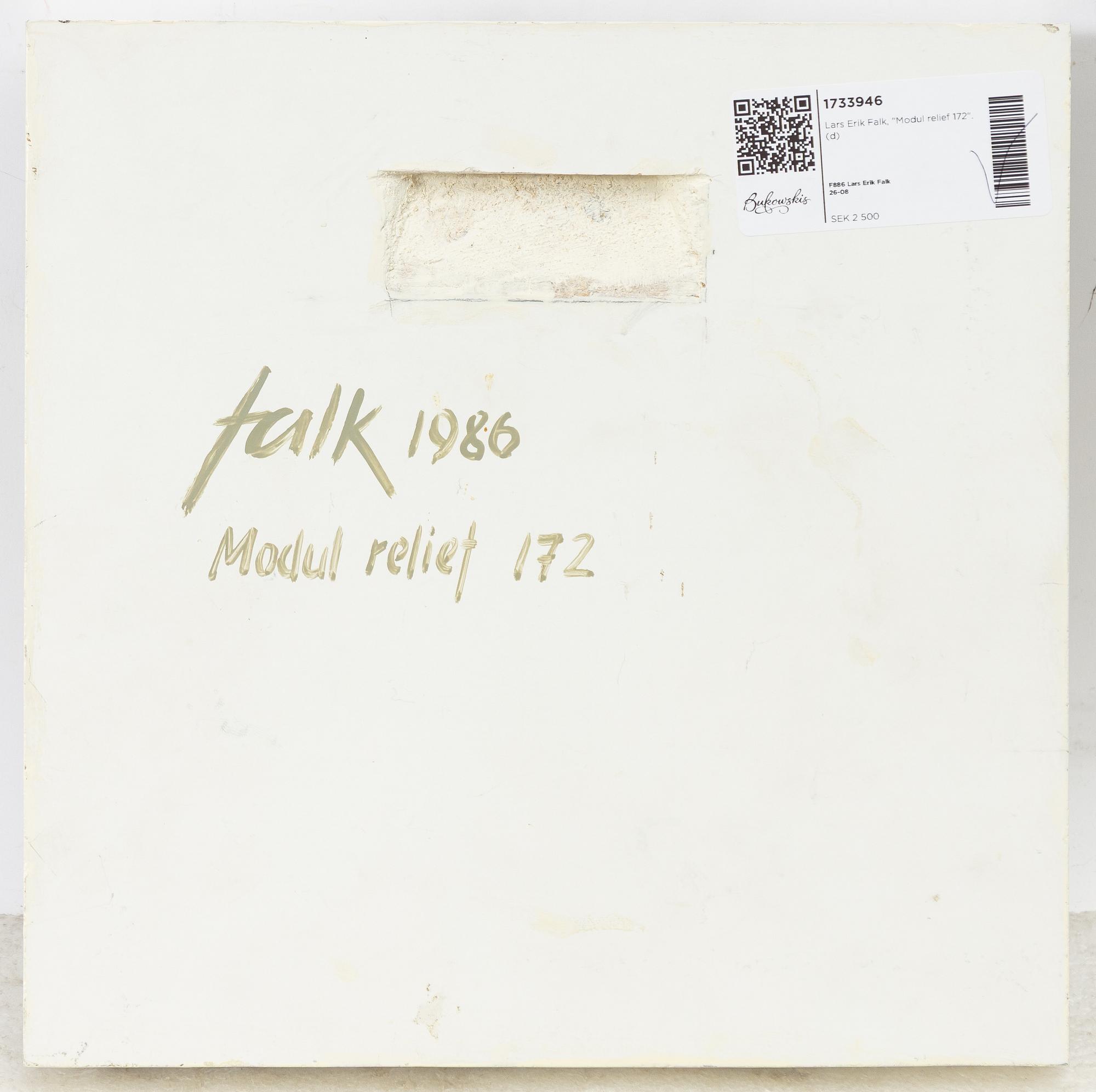 Lars Erik Falk, "Modul relief 172".