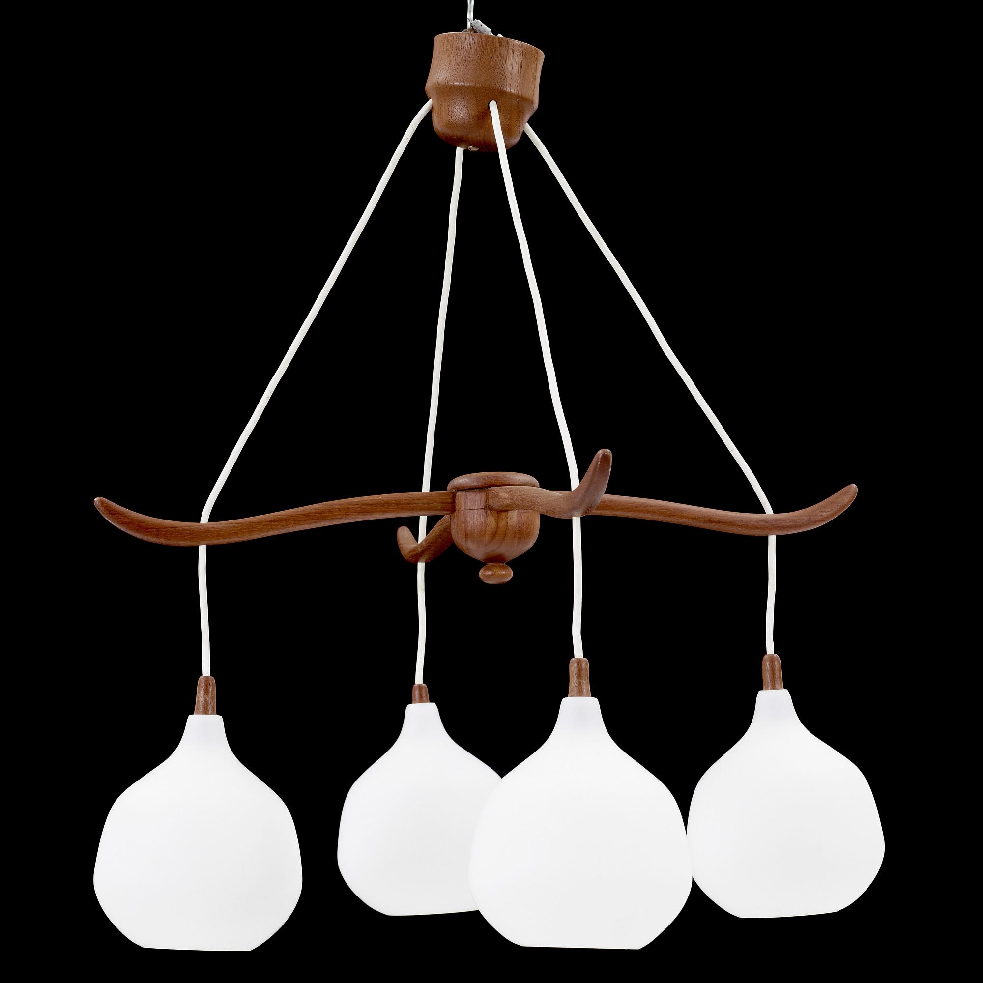 TAKLAMPA, Uno och Östen Kristiansson, Luxus, 1950/60-tal. Höjd 70 cm.