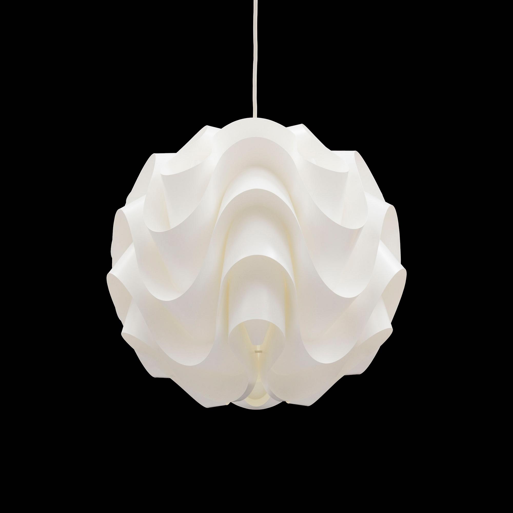 LE KLINT, a plastic '172' pendant light, Denmark.