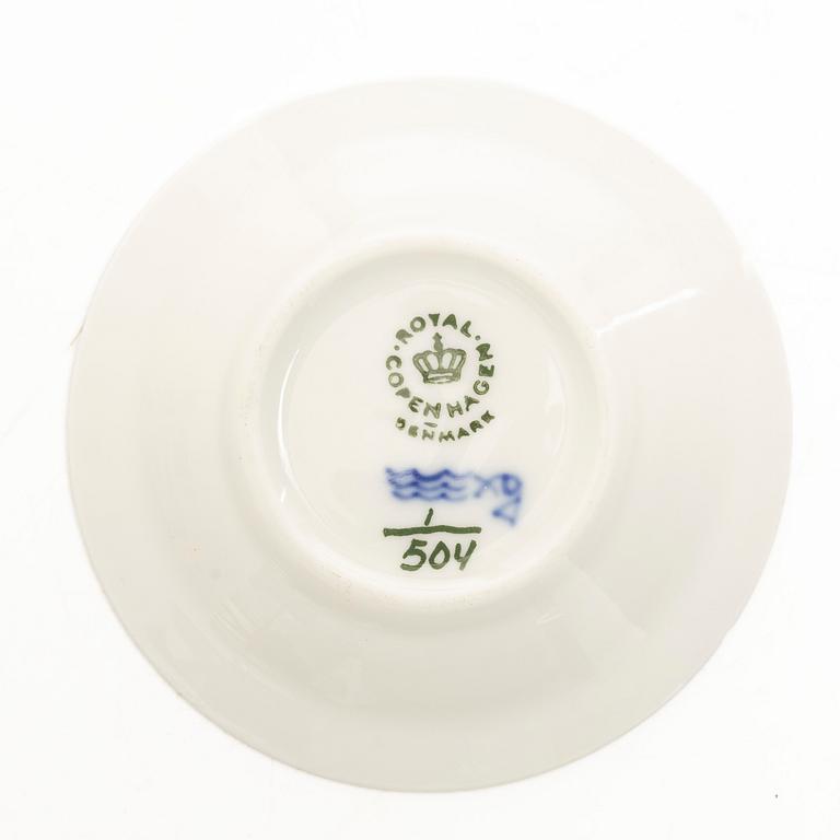 Royal Copenhagen, servis, 37 delar, "Musselmalet Halvblonde".