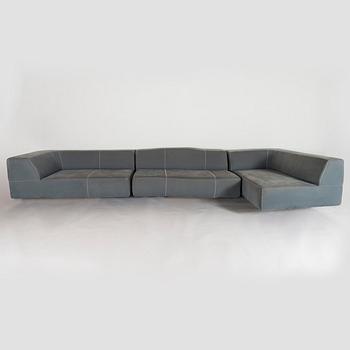 Patricia Urquiola, a three-module 'Bend' sofa for B&B Italia. 2010s.