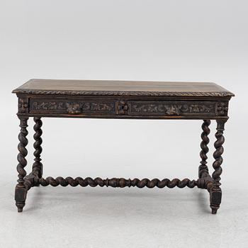 A Baroque style desk, circa 1900.
