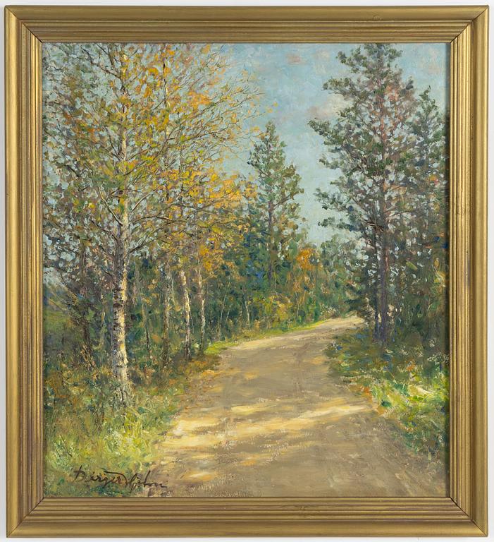 Birger Hjelm, "Solig höstfdag".