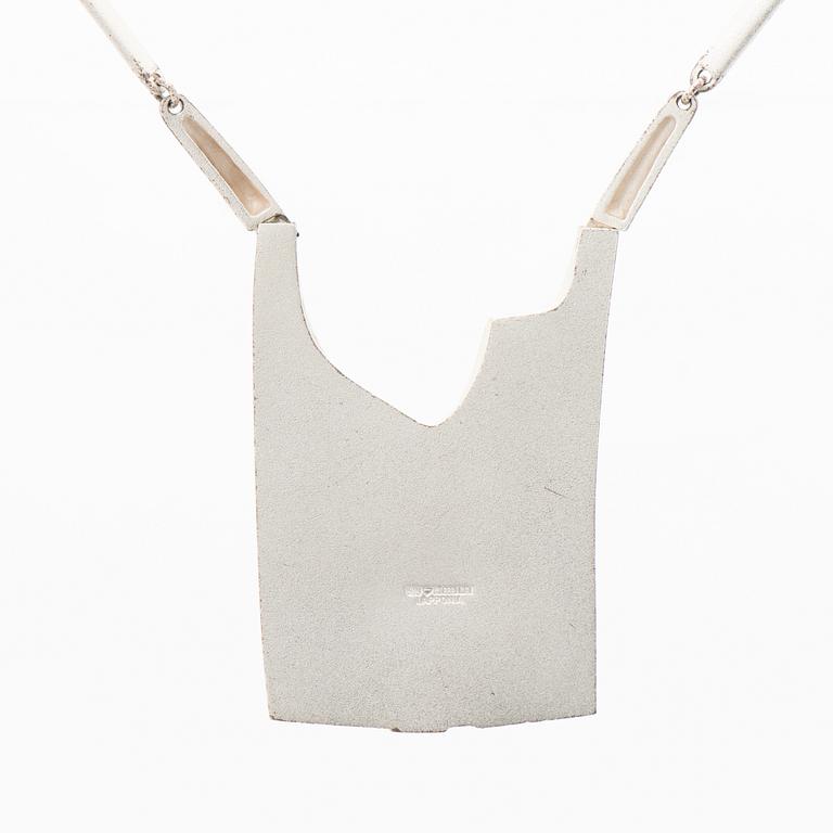 A BJÖRN WECKSTRÖM NECKLACE, "January", silver. Lapponia 1994.