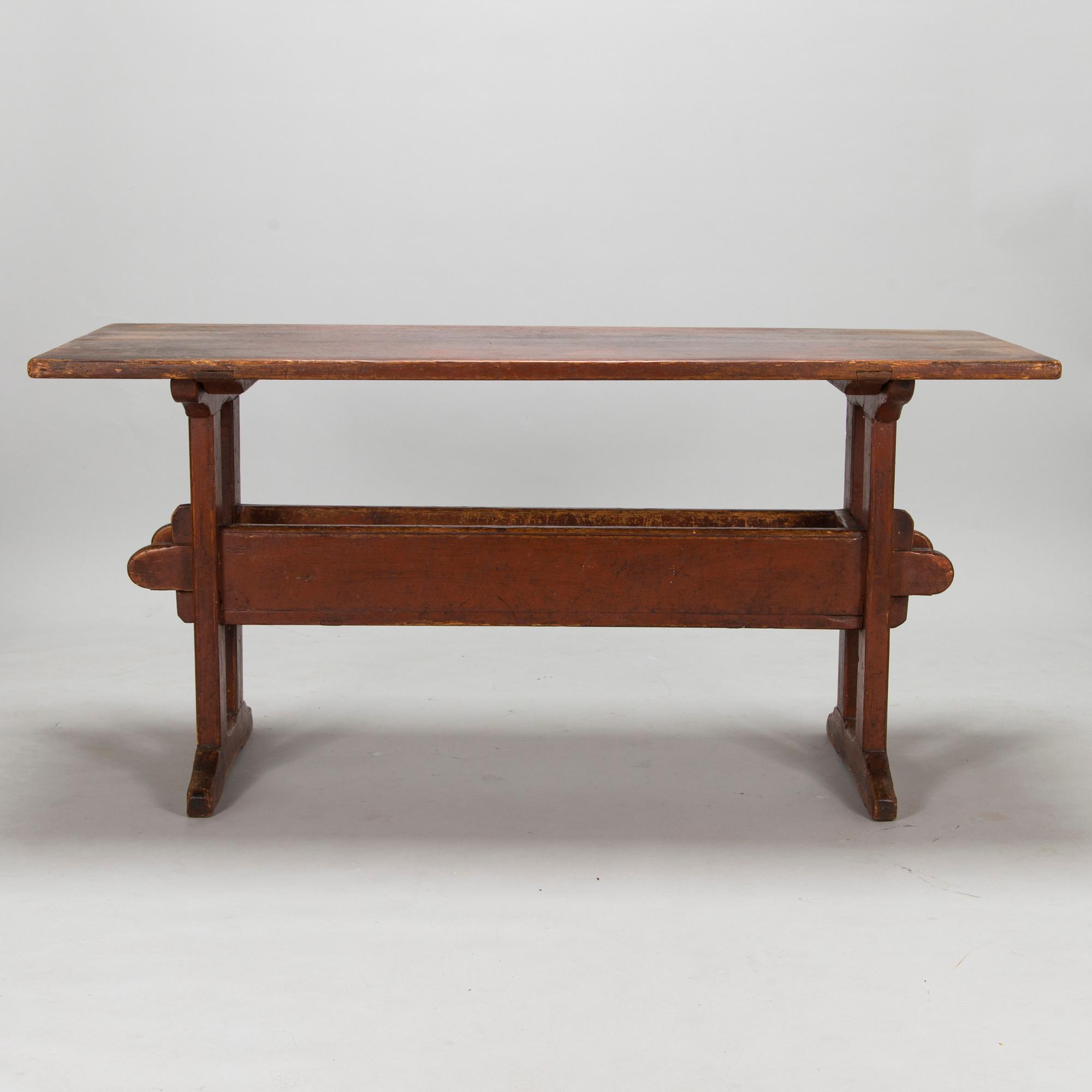 Bockbord, allmoge, Finland, 1800-talets början.