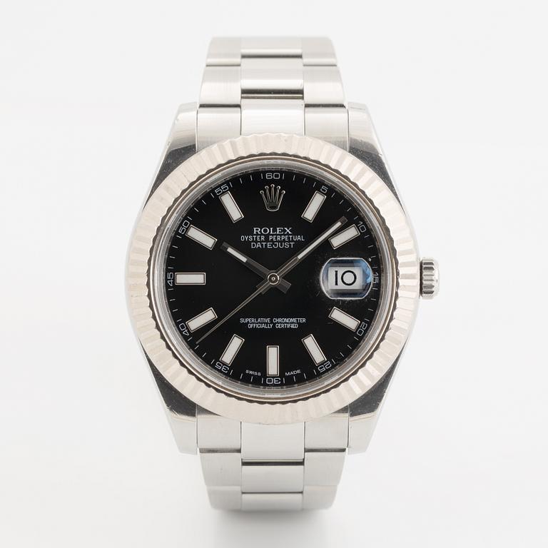 Rolex, Oyster Perpetual, Datejust II, wristwatch, 41 mm.