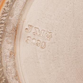 TOBAKSBURK, keramik, Johann Maresch, omkring år 1900.