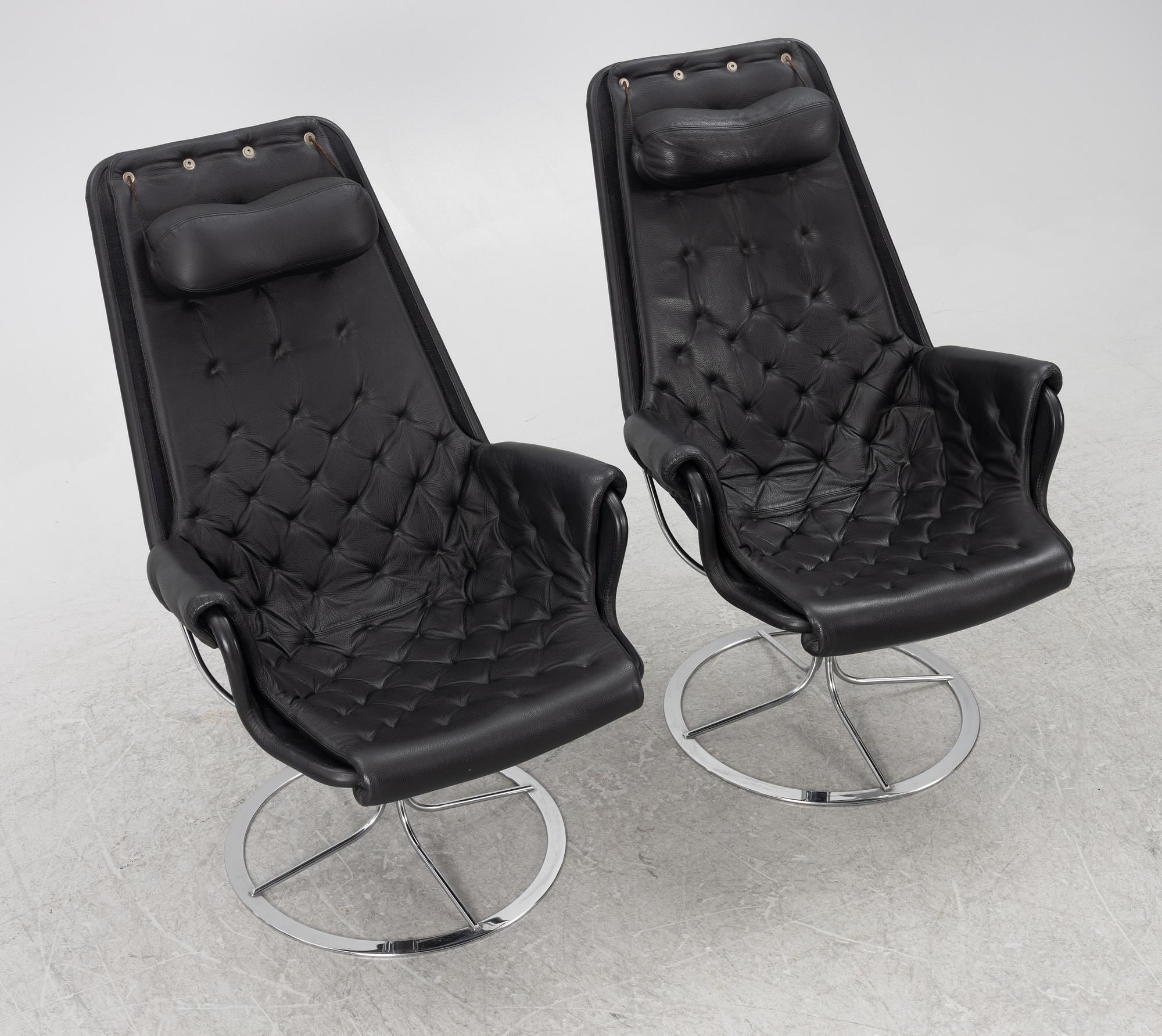 Bruno Mathsson, a pair of 'Jetson' armchairs, Dux.