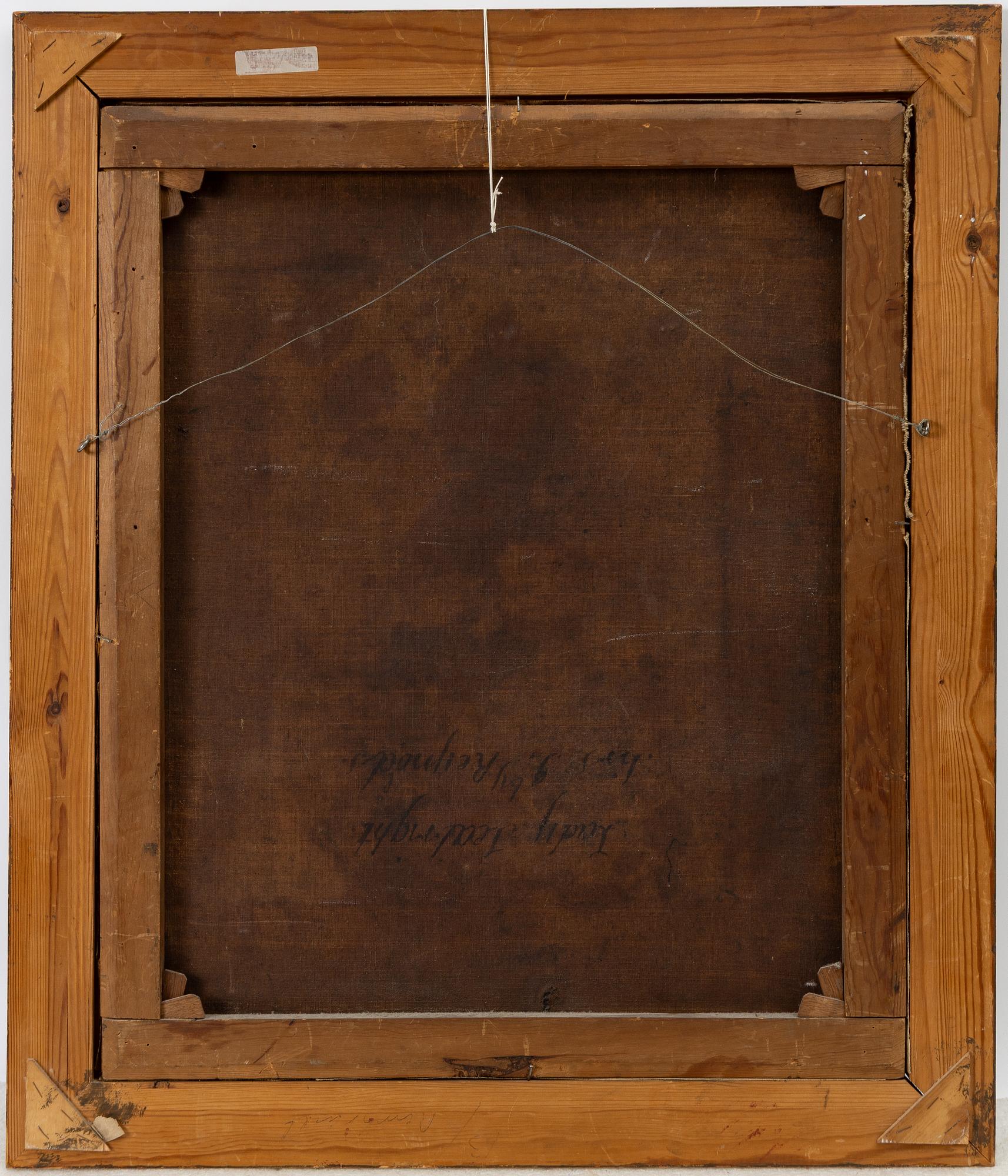 Engelsk skola, 1700-tal. Damporträtt i profil.