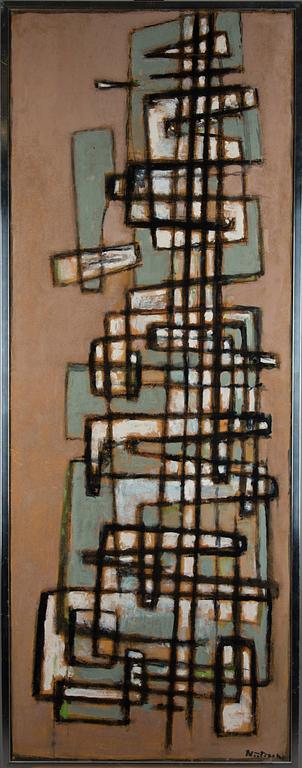 SEPPO NÄÄTÄNEN, olja på skiva, signerad.