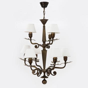 A ceiling light, 1930's/40's.