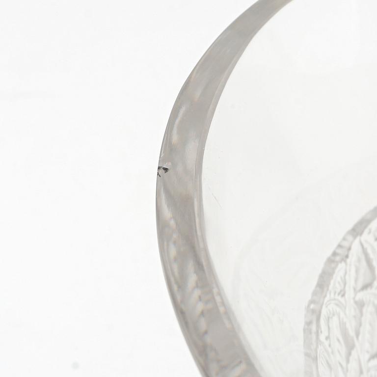 René Lalique,  vas "Ibis" signerad Frankrike 1900-talets andra hälft gjutet glas.