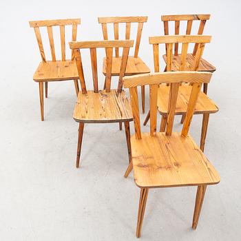 Stolar 6 st Sportstugemodell 1900-talets mitt.
