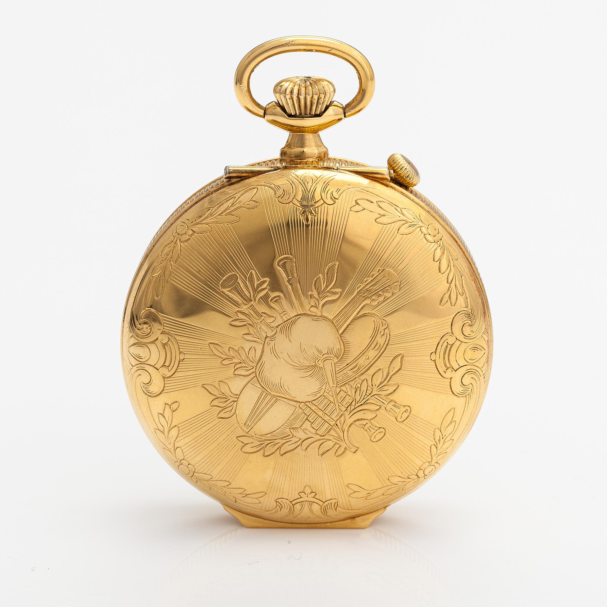 Charles reuge musical pocket watch top
