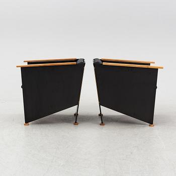 Torbjörn Ahlström, a pair of elm armchairs.