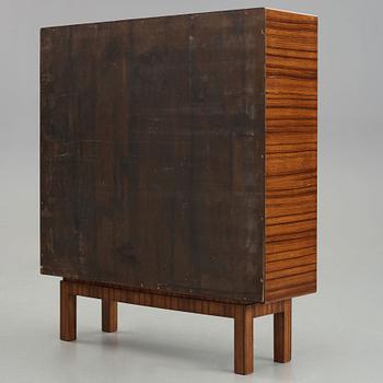 Erik Lund, a zebrano venereed cabinet, Georg Ryman Snickeriverkstäder for the 1930 Stockholm Exhibition.