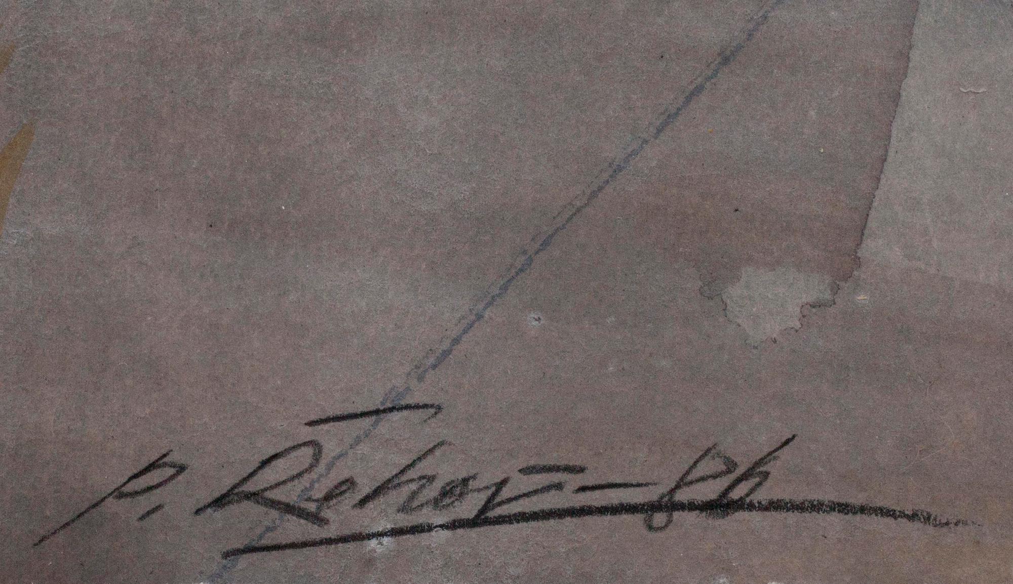 PETR REHOR (TJECKOSLOVAKIEN), akryl på papper, sign. och dat. -86.
