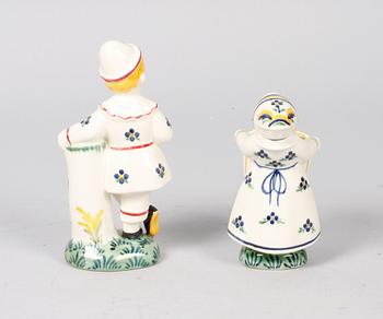 FIGURINER, 2 st. porslin, Karl-Martin Hansen, Danmark.