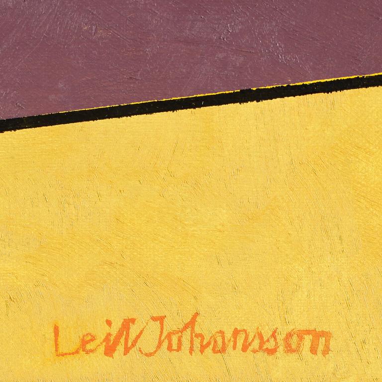 LEIF JOHANSSON, olja på duk, sign.