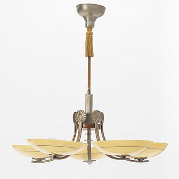 A ceiling light, 1920's/30's.