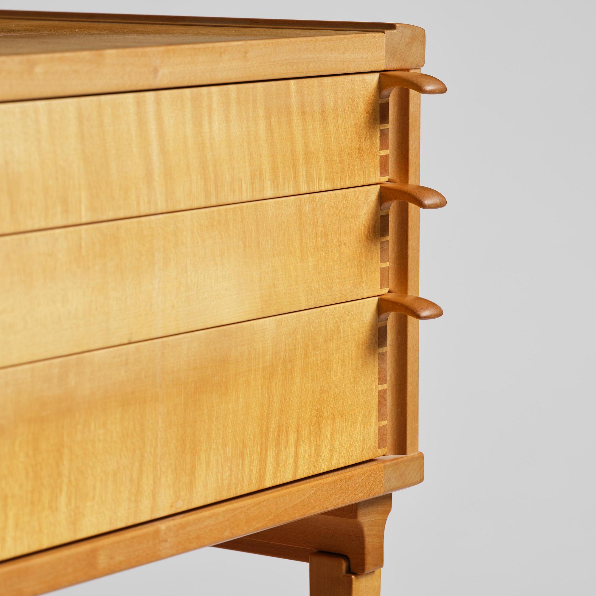 James Krenov, a cabinet on stand, Sweden, 1960-70s.