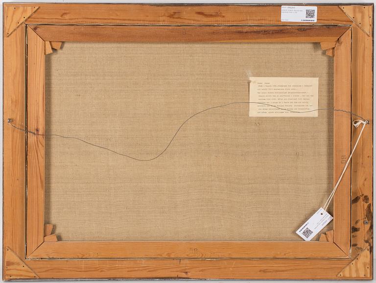 JANOS VISKI, oil on canvas, sined.