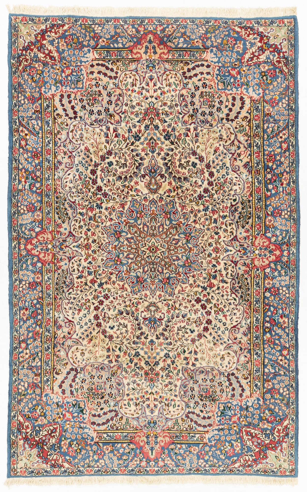 A rug, Kerman, ca 230 x 145 cm.