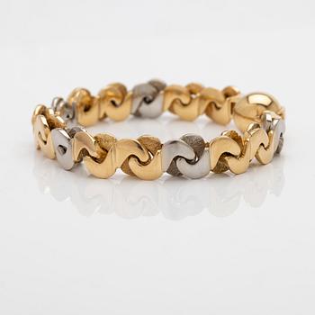 18k gold bracelet with a diamond, Per Borup Design, Denmark.