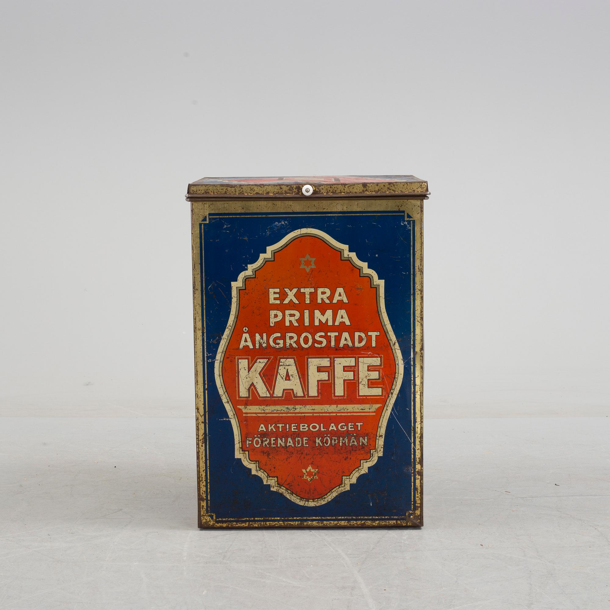 An early 20th Century tin can.