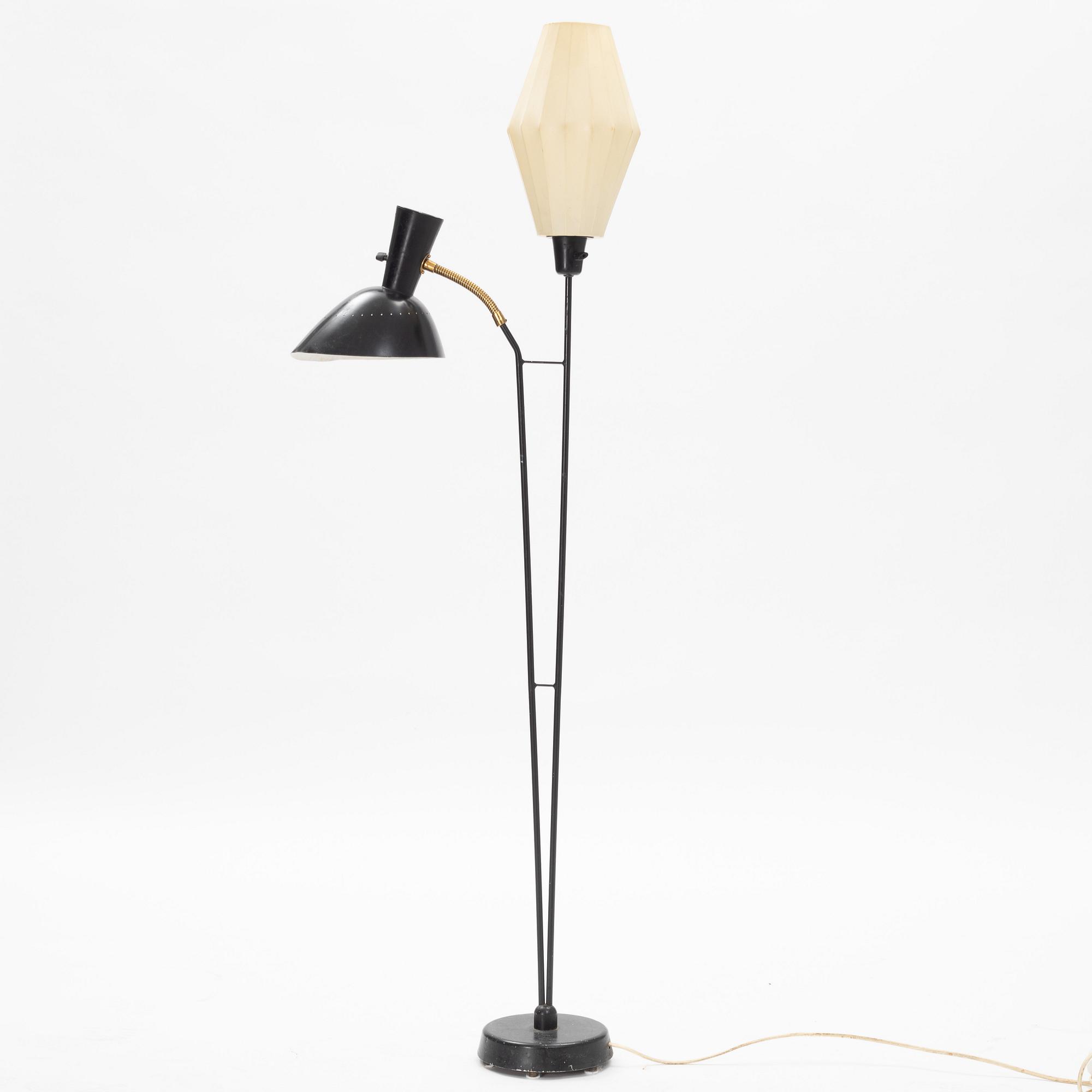 A Swedish Modern floor light, 1950's.