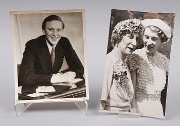 KUNGLIGA PRESSFOTOGRAFIER, 14 st, bla Pressens bild, Hovfotograf Bertil Norberg, 1930-50-tal.