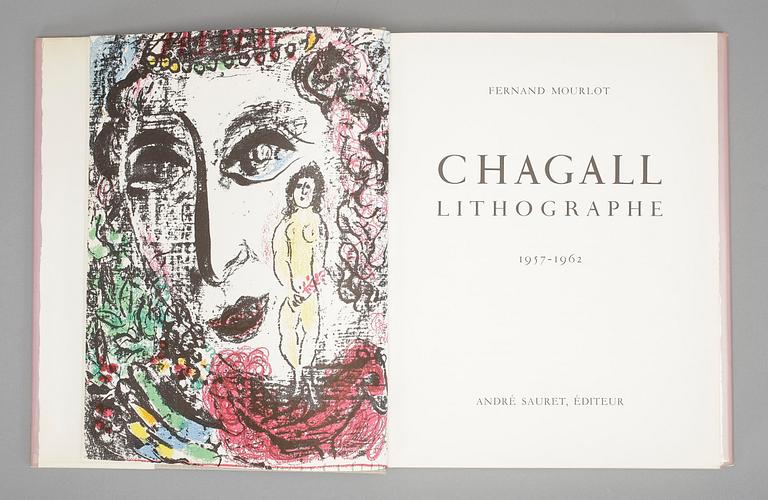 BOK, "Chagall Lithographe II", 1957-1962, utgiven av André Sauret, Frankrike 1963.
